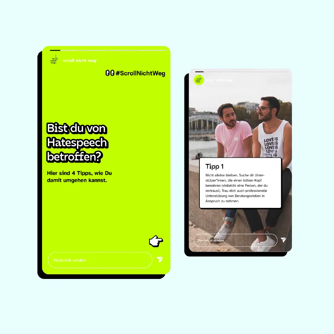 eine Insta-Story von @scrollnichtweg